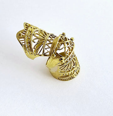 Anello scudo arabesco